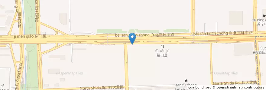 Mapa de ubicacion de 潮汕渔村 en الصين, بكين, خبي, 海淀区.