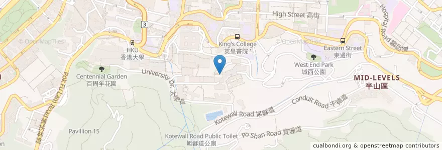 Mapa de ubicacion de 美心Food² Maxim's Food² en 中国, 广东省, 香港 Hong Kong, 香港島 Hong Kong Island, 新界 New Territories, 中西區 Central And Western District.