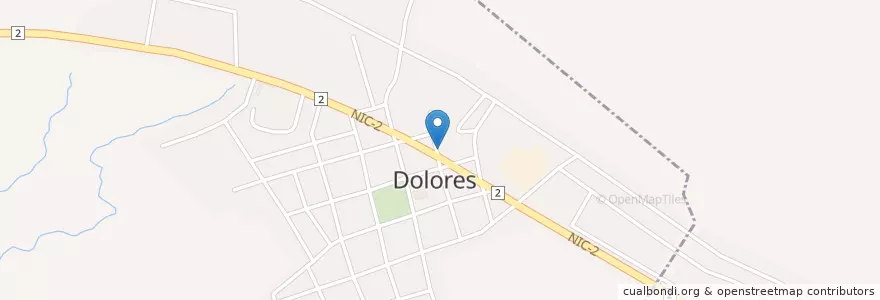 Mapa de ubicacion de Iglesia de Dios en ニカラグア, カラソ県, Dolores (Municipio), Jinotepe (Municipio).