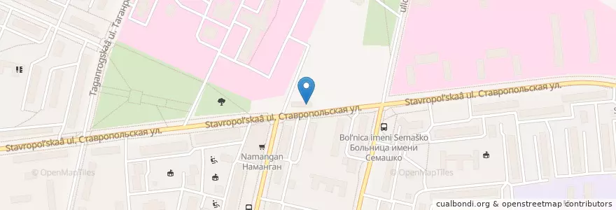 Mapa de ubicacion de Папа Джонс en روسيا, Центральный Федеральный Округ, Москва, Юго-Восточный Административный Округ, Район Люблино.