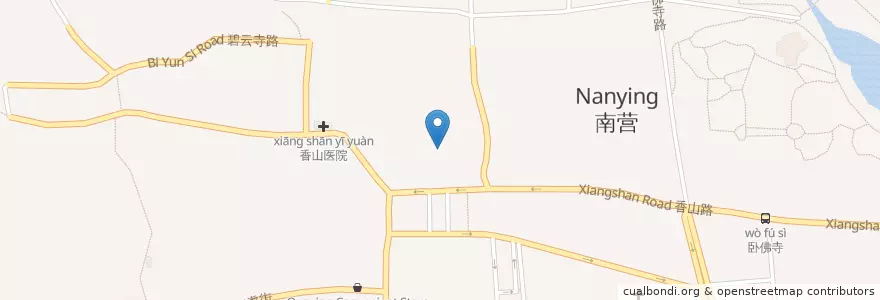 Mapa de ubicacion de 红太阳幼儿园 en China, Peking, Hebei, 海淀区.