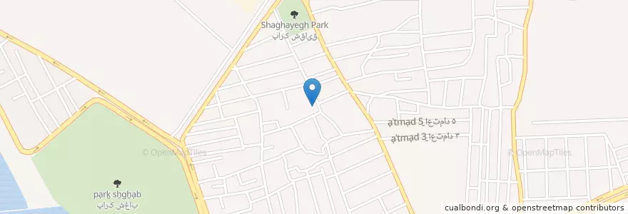 Mapa de ubicacion de مسجد الزهرا دواس en Iran, استان بوشهر, شهرستان بوشهر, بخش مرکزی شهرستان بوشهر, دهستان حومه بوشهر, Bushehr.