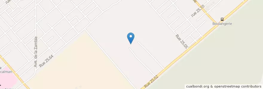 Mapa de ubicacion de SIEGE SOTRACO SOMGANDE en 布基纳法索, Centre, Kadiogo, 瓦加杜古.