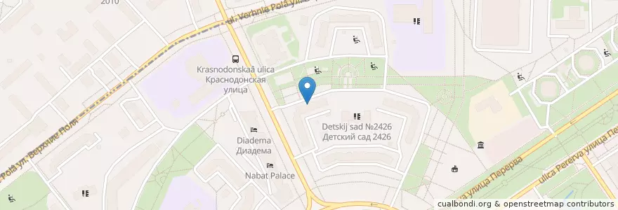 Mapa de ubicacion de Big Ben en 俄罗斯/俄羅斯, Центральный Федеральный Округ, Москва, Юго-Восточный Административный Округ, Район Марьино.