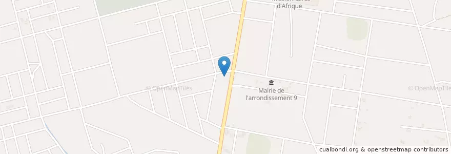 Mapa de ubicacion de Station d'essence Shell en Burkina Faso, Centre, Kadiogo, Uagadugú.