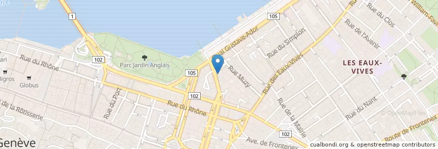 Mapa de ubicacion de Alive - Vegan Café en Switzerland, Geneva, Geneva, Geneva.