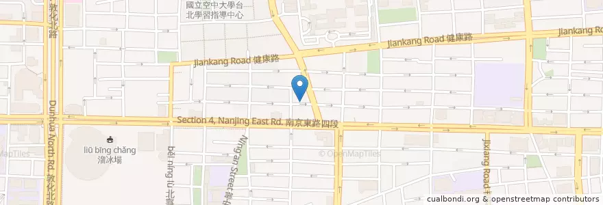 Mapa de ubicacion de 南京三渣 en 臺灣, 新北市, 臺北市, 松山區.