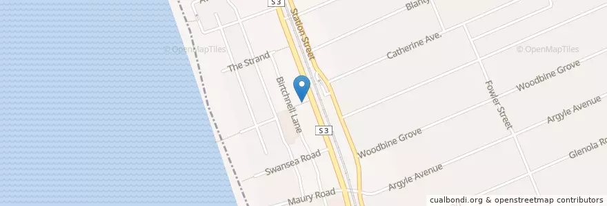 Mapa de ubicacion de Chelsea Arcade Medical en Avustralya, Victoria, City Of Kingston.
