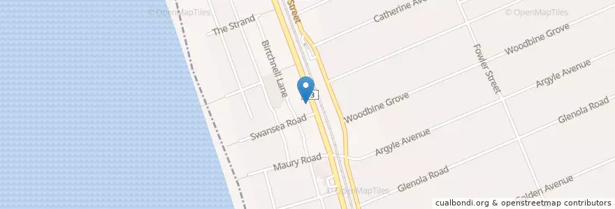 Mapa de ubicacion de La Ladybug Cafe en Australia, Victoria, City Of Kingston.