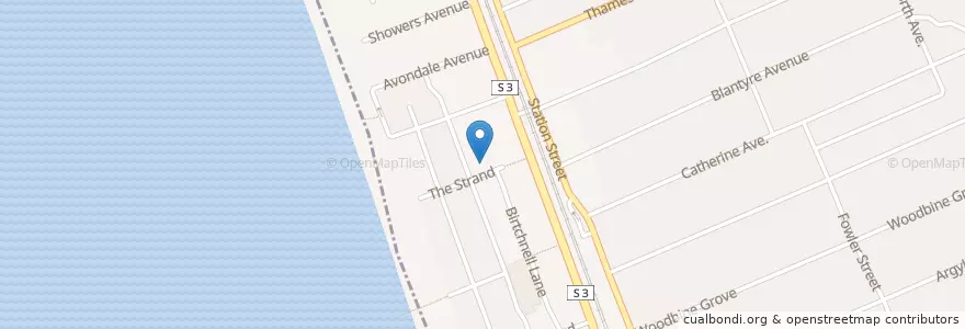 Mapa de ubicacion de Australia Post - Chelsea LPO en Avustralya, Victoria, City Of Kingston.