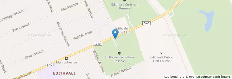 Mapa de ubicacion de Edithvale Family & Children Centre en オーストラリア, ビクトリア, City Of Kingston.