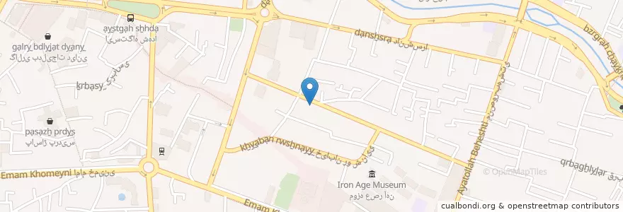 Mapa de ubicacion de مطب en ایران, استان آذربایجان شرقی, شهرستان تبریز, بخش مرکزی شهرستان تبریز, تبریز.