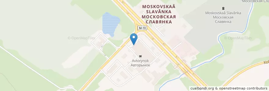 Mapa de ubicacion de KFC Авто en Russland, Föderationskreis Nordwest, Oblast Leningrad, Sankt Petersburg, Пушкинский Район, Schuschary.