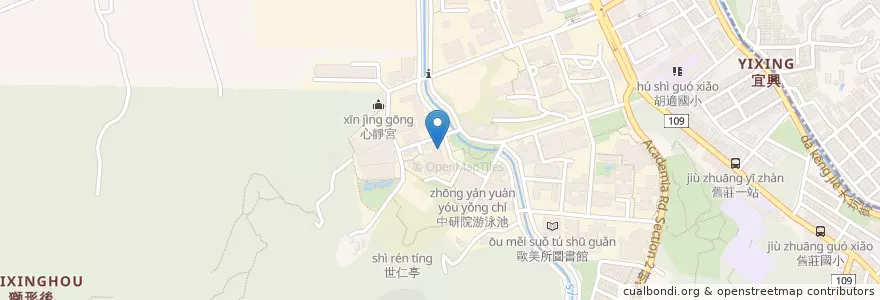 Mapa de ubicacion de 老董牛肉麵 en Tayvan, 新北市, Taipei, 南港區.