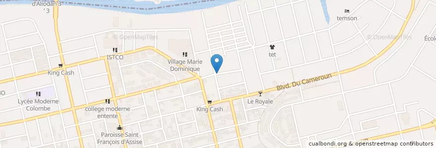 Mapa de ubicacion de Restaurant Traditionnel en ساحل العاج, أبيدجان, Koumassi.