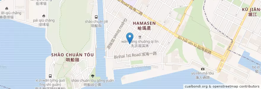 Mapa de ubicacion de Mottainai Plant-based Whole Food Café en Taiwan, Kaohsiung, 鼓山區.