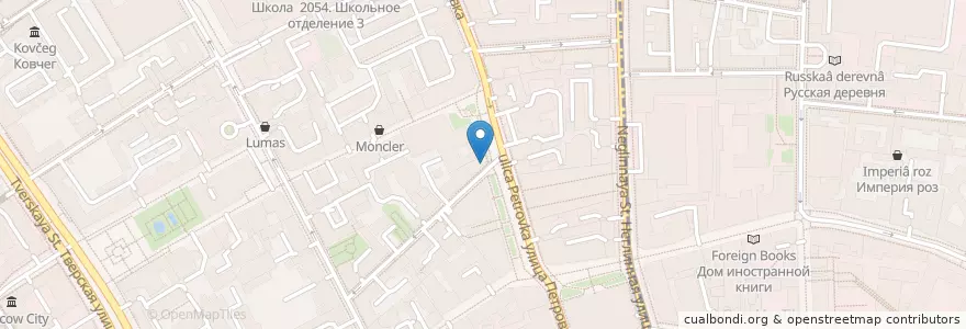 Mapa de ubicacion de Courage en Rusland, Centraal Federaal District, Moskou, Центральный Административный Округ, Тверской Район.