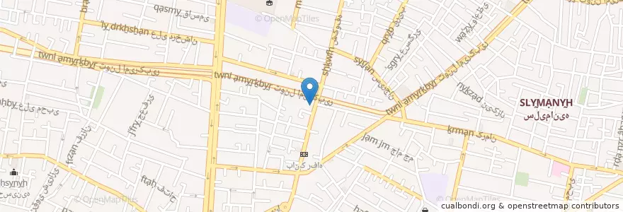 Mapa de ubicacion de داروخانه دکتر مهدیه هرانده en Иран, Тегеран, شهرستان تهران, Тегеран, بخش مرکزی شهرستان تهران.