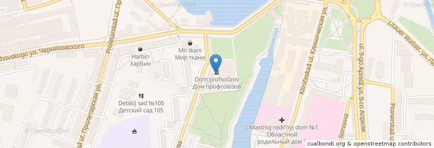 Mapa de ubicacion de Икс Рент en 俄罗斯/俄羅斯, Северо-Западный Федеральный Округ, 加里宁格勒州, Городской Округ Калининград.