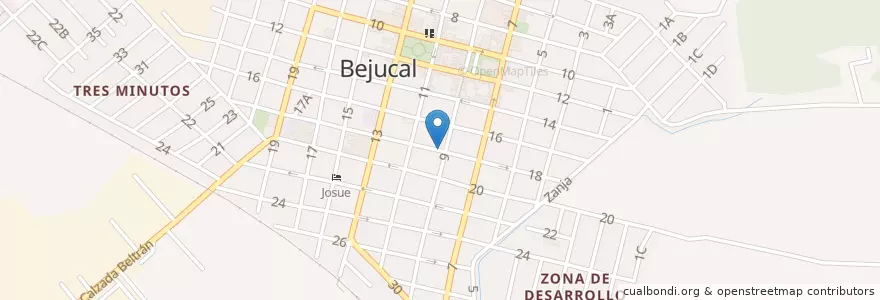 Mapa de ubicacion de Pizzería Don Jimagua en كوبا, Mayabeque, Bejucal.