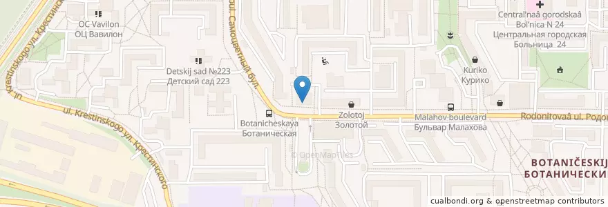 Mapa de ubicacion de Медицинский центр «Гармония» en روسيا, منطقة فيدرالية أورالية, أوبلاست سفردلوفسك, بلدية يكاترينبورغ.