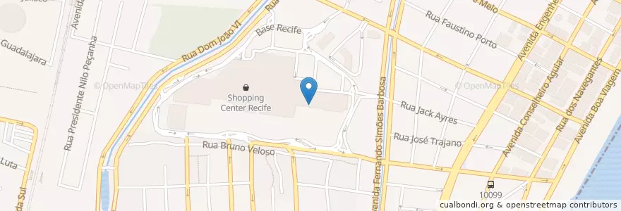 Mapa de ubicacion de Banco do Brasil en برزیل, منطقه شمال شرقی برزیل, پرنامبوکو, Região Geográgica Imediata Do Recife, Região Geográfica Intermediária Do Recife, Região Metropolitana Do Recife, ریسیف.