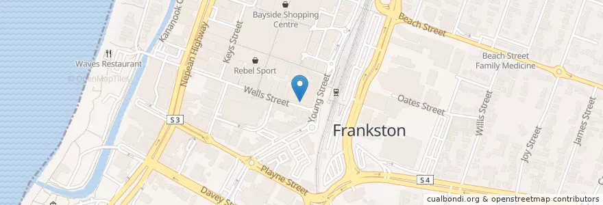 Mapa de ubicacion de Revival Centre Church en オーストラリア, ビクトリア, City Of Frankston.