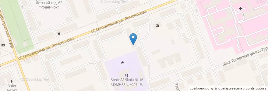 Mapa de ubicacion de Экобокс en Russia, Northwestern Federal District, Arkhangelsk Oblast, Primorsky District, Городской Округ Северодвинск.