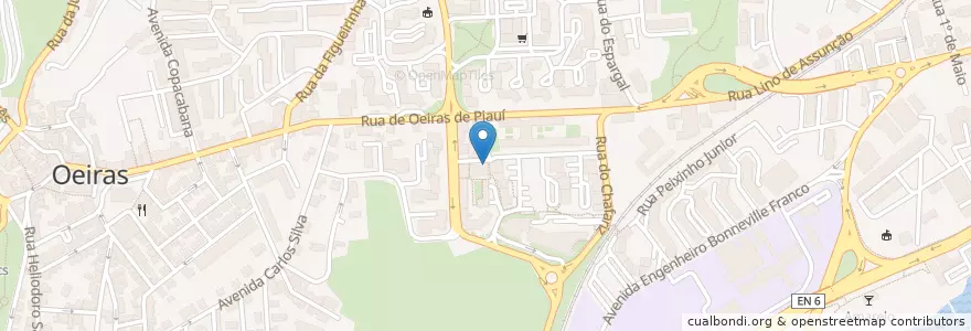 Mapa de ubicacion de Tons de Sushi en 포르투갈, Área Metropolitana De Lisboa, Lisboa, Grande Lisboa, Oeiras, Oeiras E São Julião Da Barra, Paço De Arcos E Caxias.