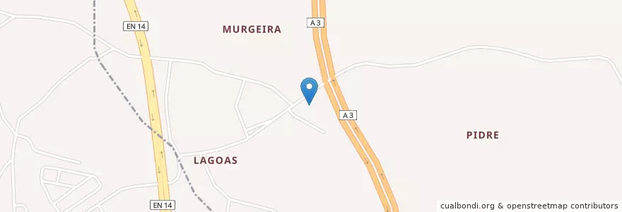 Mapa de ubicacion de Missana en 葡萄牙, 北部大區, Braga, Ave, Vila Nova De Famalicão, Requião.