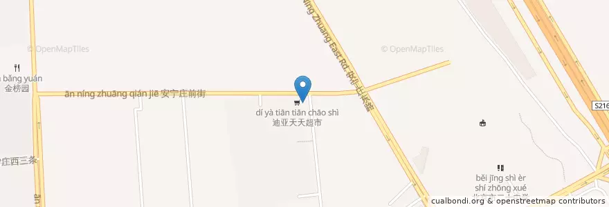 Mapa de ubicacion de 清上园停车场 en China, Beijing, Hebei, 海淀区.