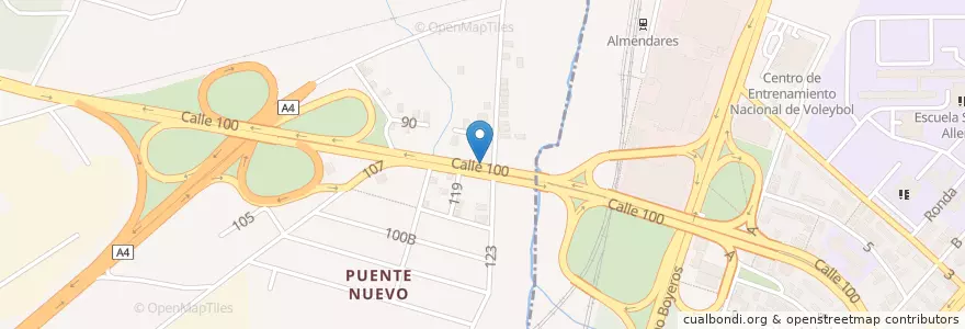 Mapa de ubicacion de Carros a Pinar del Río en キューバ, La Habana, Marianao.