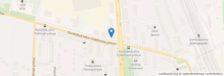 Mapa de ubicacion de Суши Шоп en Rusland, Centraal Federaal District, Oblast Moskou, Городской Округ Домодедово.