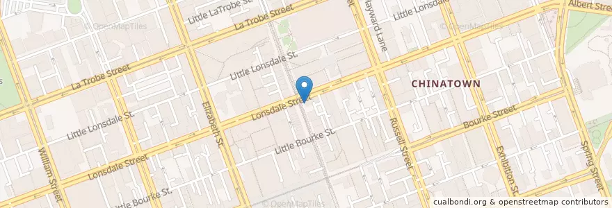 Mapa de ubicacion de Goldilocks Rooftop Bar en 澳大利亚, 维多利亚州, City Of Melbourne.