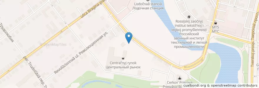 Mapa de ubicacion de ВОСТОК 24 en Russland, Föderationskreis Zentralrussland, Oblast Twer, Городской Округ Тверь, Калининский Район.