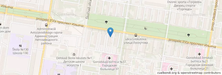 Mapa de ubicacion de Ультрамед en Russia, Circondario Federale Del Volga, Нижегородская Область, Городской Округ Нижний Новгород.