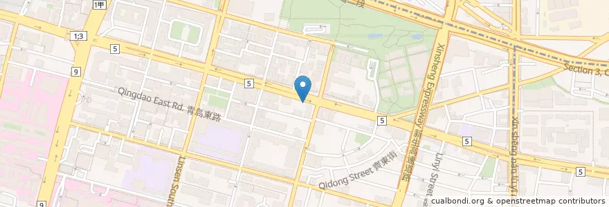 Mapa de ubicacion de 吉野家 en تایوان, 新北市, تایپه, 中正區.