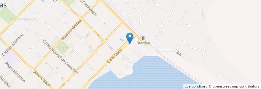 Mapa de ubicacion de Facultad de Estomatología de Nuevitas (Ciclo Clínico) en Куба, Камагуэй, Nuevitas, Ciudad De Nuevitas, Ciudad De Nuevitas.