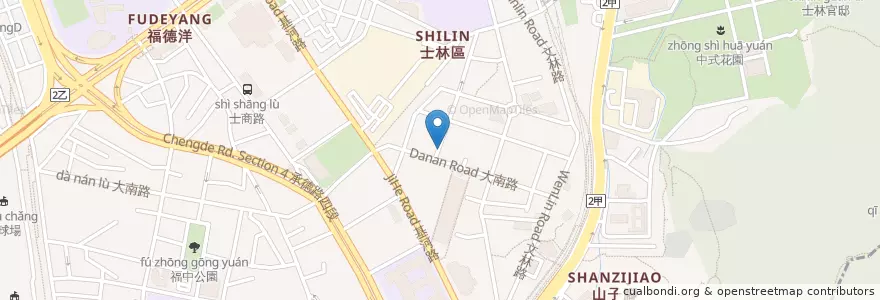 Mapa de ubicacion de 七大狼BAR en Taïwan, Nouveau Taipei, Taipei, District De Shilin.