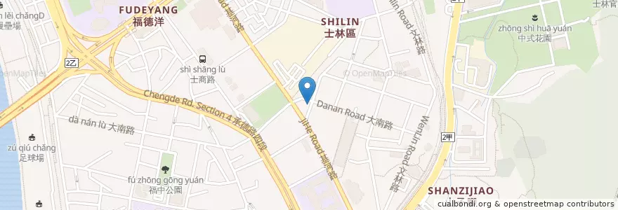Mapa de ubicacion de LATTEA en Taiwan, 新北市, Taipei, 士林區.