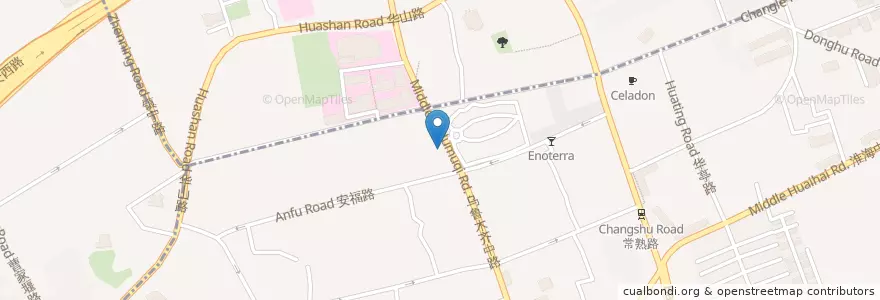 Mapa de ubicacion de Jamaica Blue en Chine, Shanghai.