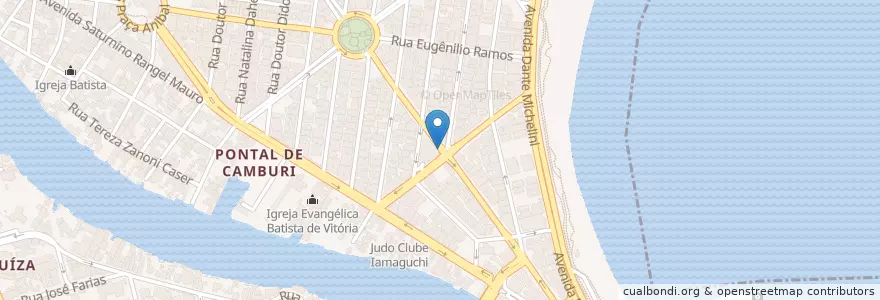 Mapa de ubicacion de Ponto Shopping Jardins en Brazil, Jihovýchodní Region, Espírito Santo, Região Geográfica Intermediária De Vitória, Vitória, Região Metropolitana Da Grande Vitória, Microrregião Vitória.