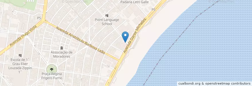 Mapa de ubicacion de Ponto Hotel Aruan en Brasil, Região Sudeste, Espírito Santo, Região Geográfica Intermediária De Vitória, Vitória, Região Metropolitana Da Grande Vitória, Microrregião Vitória.
