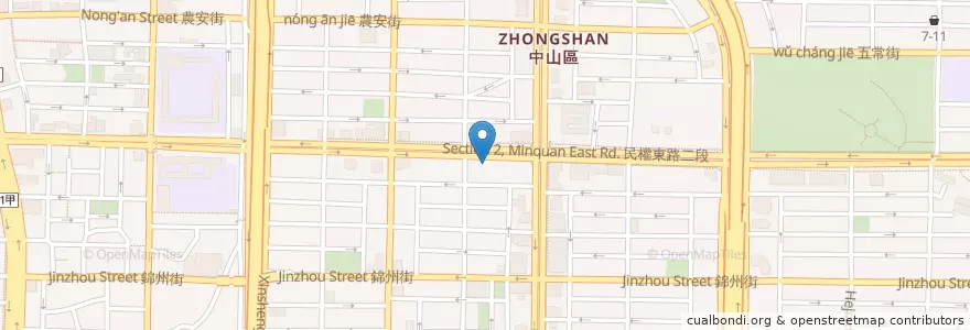 Mapa de ubicacion de 印象牙醫 en 臺灣, 新北市, 臺北市, 中山區.