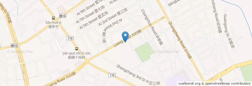 Mapa de ubicacion de Big Outdoor Market en Taiwan, Taoyuan, Taoyuan District.