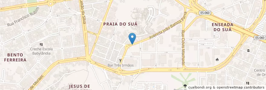 Mapa de ubicacion de Ponto Hotel Go Inn en برزیل, منطقه جنوب شرقی برزیل, اسپیریتو سانتو, Região Geográfica Intermediária De Vitória, ویتوریا, Região Metropolitana Da Grande Vitória, Microrregião Vitória.