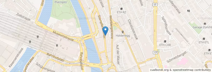Mapa de ubicacion de So Chill en Schweiz/Suisse/Svizzera/Svizra, Zürich, Bezirk Zürich, Zürich.