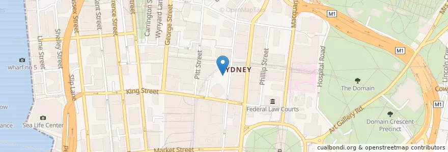 Mapa de ubicacion de Lok Lok en Australie, Nouvelle Galles Du Sud, Council Of The City Of Sydney, Sydney.