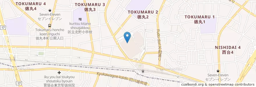 Mapa de ubicacion de イオンシネマ en Japão, Tóquio, 板橋区.