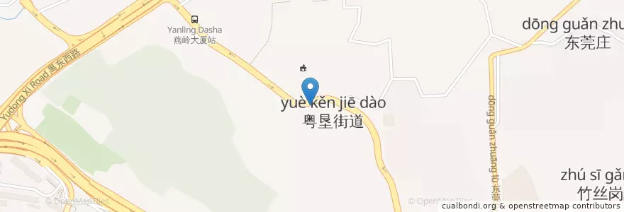 Mapa de ubicacion de 肯德基 en Çin, Guangdong, 广州市, 天河区, 五山街道, 兴华街道.